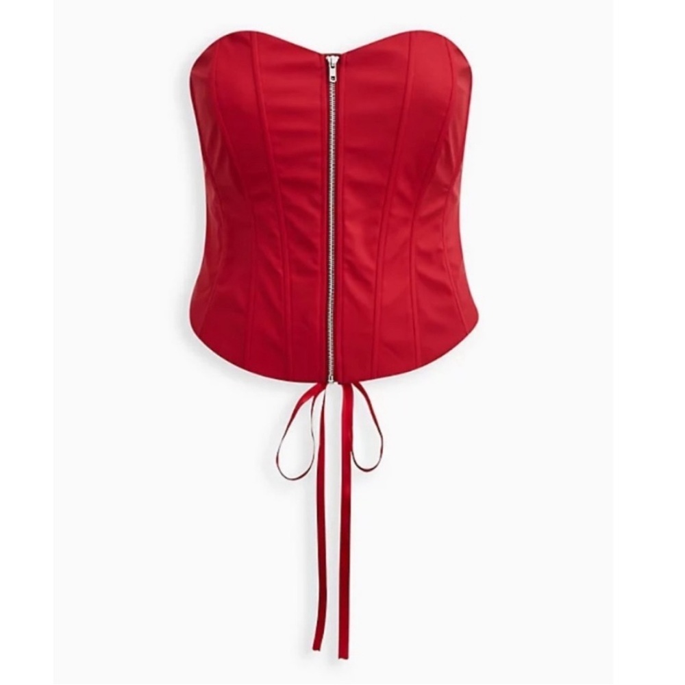 TORRID LIGHTWEIGHT PONTE ZIP FRONT RED
CORSET - HALLOWEEN